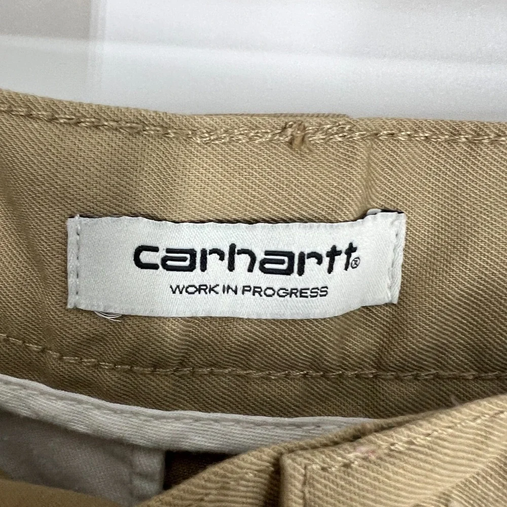 Carhartt WIP Work In Progress Straight W' Master Pant Womens Size 30‎ Tan Brown
